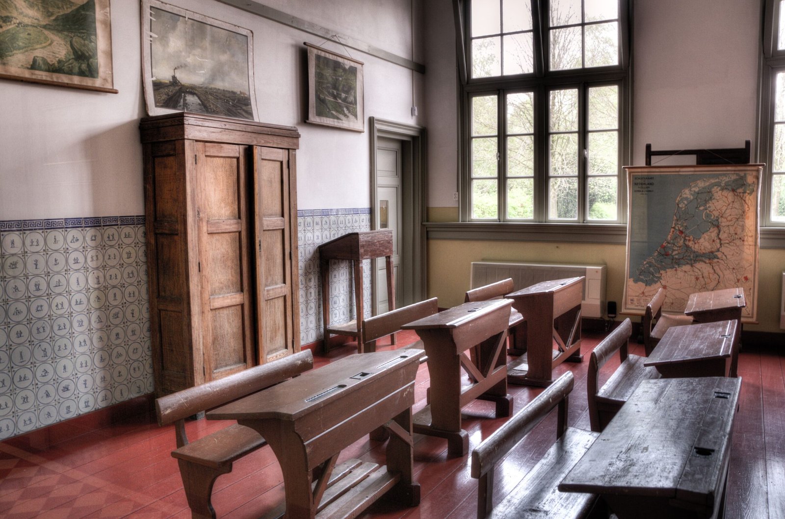 Salon de clases antiguo